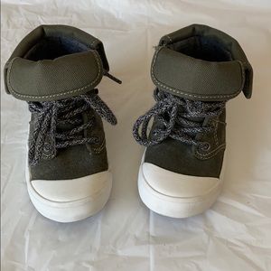 Olive green high tops